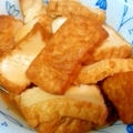 こってり美味しい厚揚げ煮！みりんとはちみつで♪