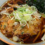 越後川口SA上りで　寒かったので天ぷらうどん！！