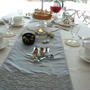 ガレットデロアと雪の日のテーブル