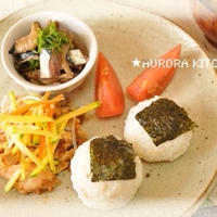 秋刀魚のたたきと胡麻きのこのあっさりづけ風