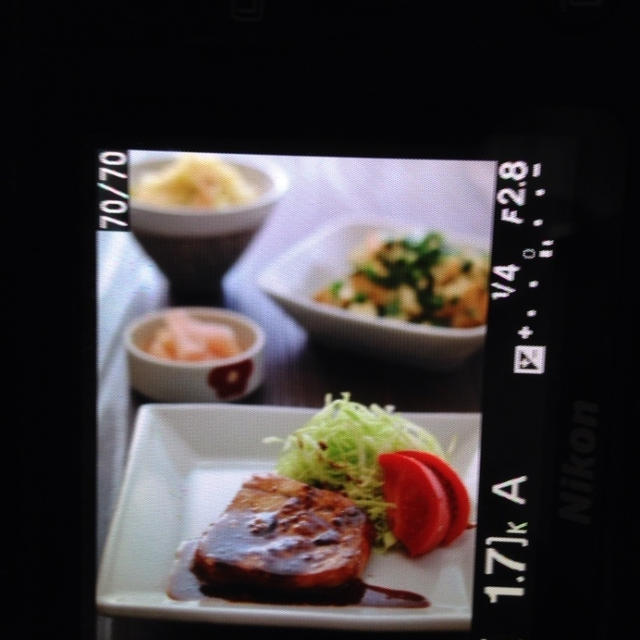 今日の晩御飯は、