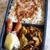 中学息子弁当～焼きそば・ひじきの炒め煮入り卵焼き・・