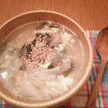 ニラともやしのスープ 【ウェイパァーで簡単！美味！】