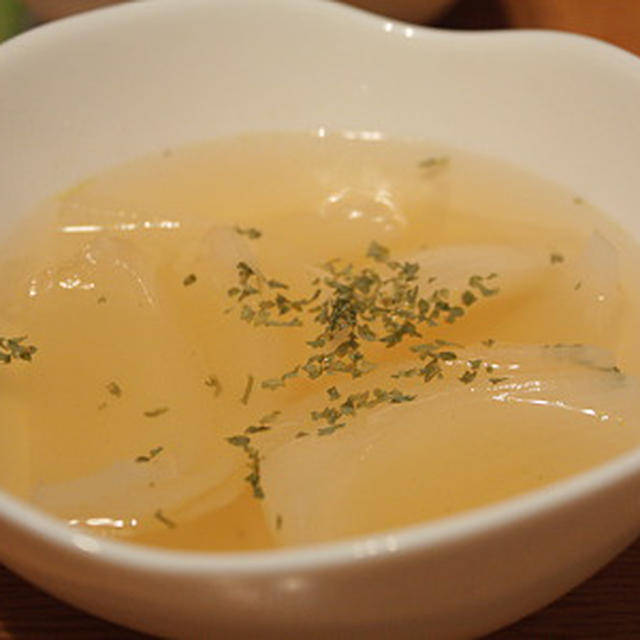 簡単オニオンスープ。