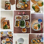 先週の1週間のつくりおきとそれを使って作るお弁当、昼ごはん、晩ごはん、梅田ランチ情報も