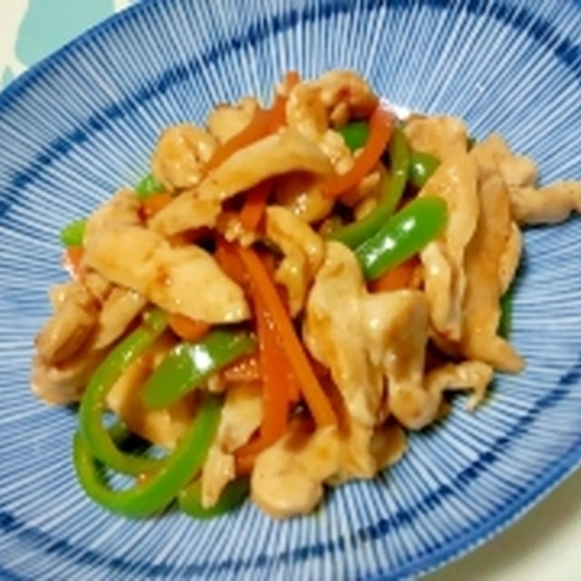 むね肉と野菜の中華炒め