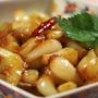 《自家製食べるラー油プラスで　ラッキョウの甘辛味噌炒め》絶品です＾＾