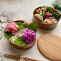 素敵アイディアです！【朝からしとしとと雨が降っていたので　紫陽花弁当】
