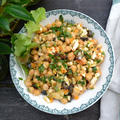 Mediterranean Chickpea and Egg Salad 地中海風ひよこ豆と卵のサラダ