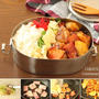 じゃがいもでかさまし！「ジャーマンポテトチキン」「ごまキャベツ」2品弁当