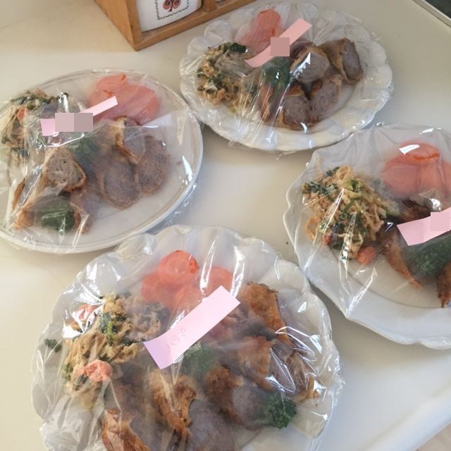 昨日の置き晩ごはんと、だって動かしていないと固まる