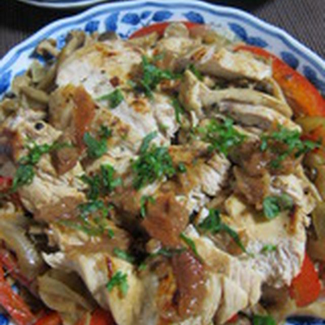 「鶏肉の梅焼き」