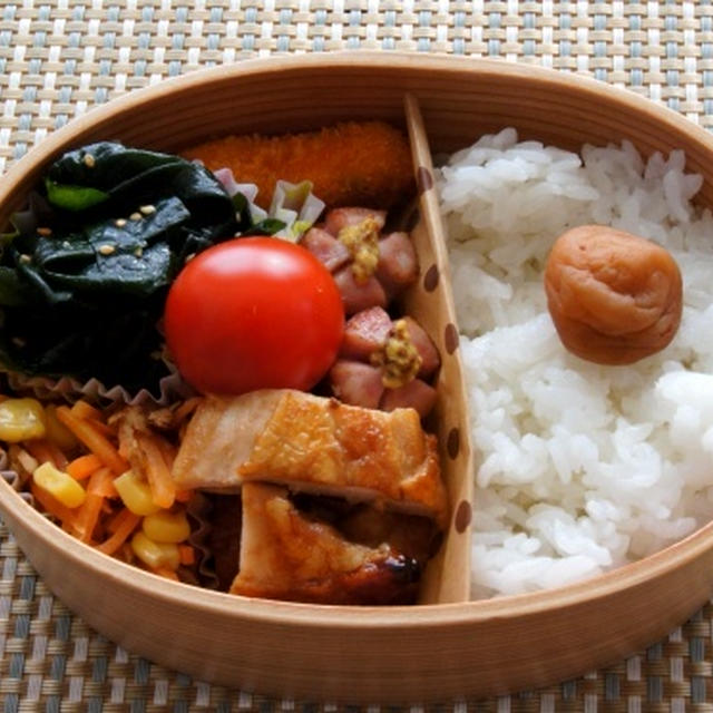 照り焼きチキン弁当☆マッコリ
