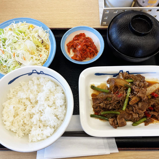 プルコギ定食選べる小鉢はキムチをChoiceで食べてみた 〜松屋・期間限定〜