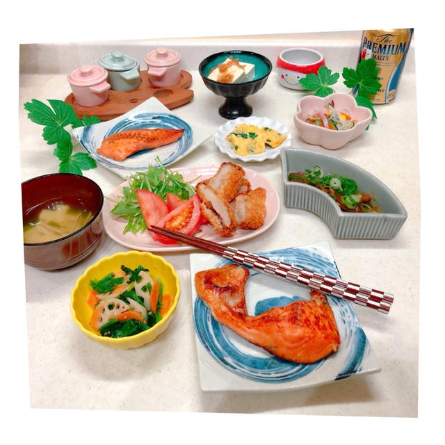 旦那ちゃんの夕飯です☆彡