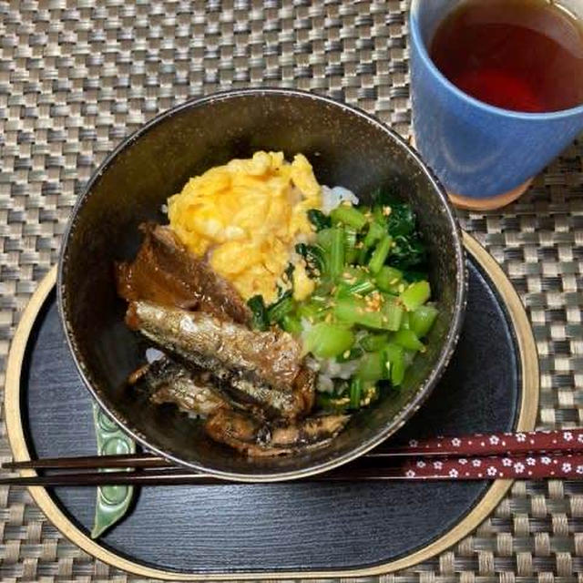 お手軽三食丼＾０＾