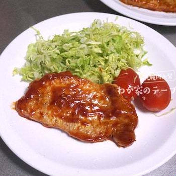 メニューに困った時に登場する「ポークチャップ」
