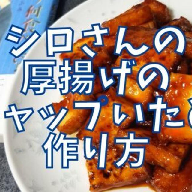 【再現レシピ】きのう何食べた?厚揚げのケチャップいための作り方を写真付きで解説!