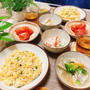 鮭フレークでチャーハンの夕ご飯