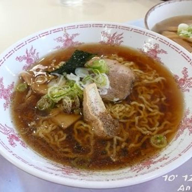 焼き干し中華そば＆塩チャーシュー♪