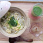 こどもごはん＊煮込みかき玉うどんとグリーンスムージー御膳