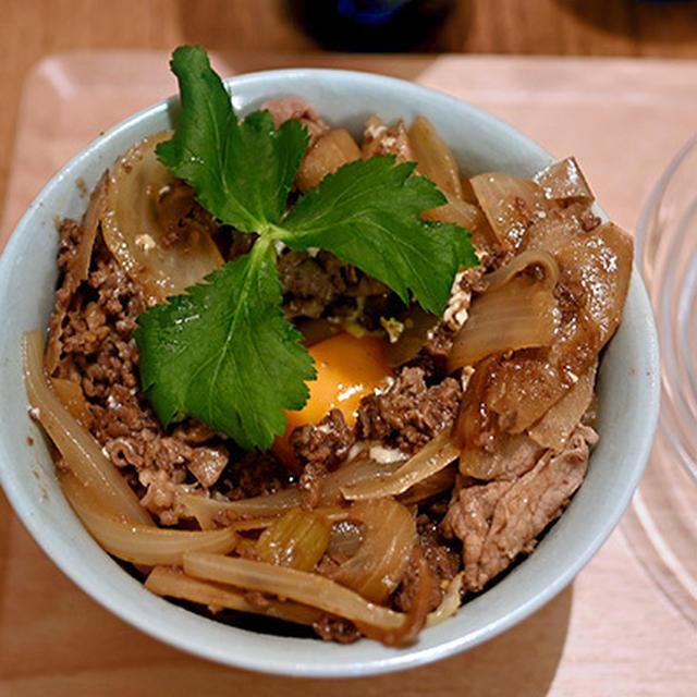 牛と牛蒡のしぐれ丼・作り置き