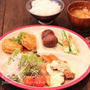 昼カフェ☆鶏の甘辛タルタルソースランチ（魚河岸あげの麺つゆあんレシピ）