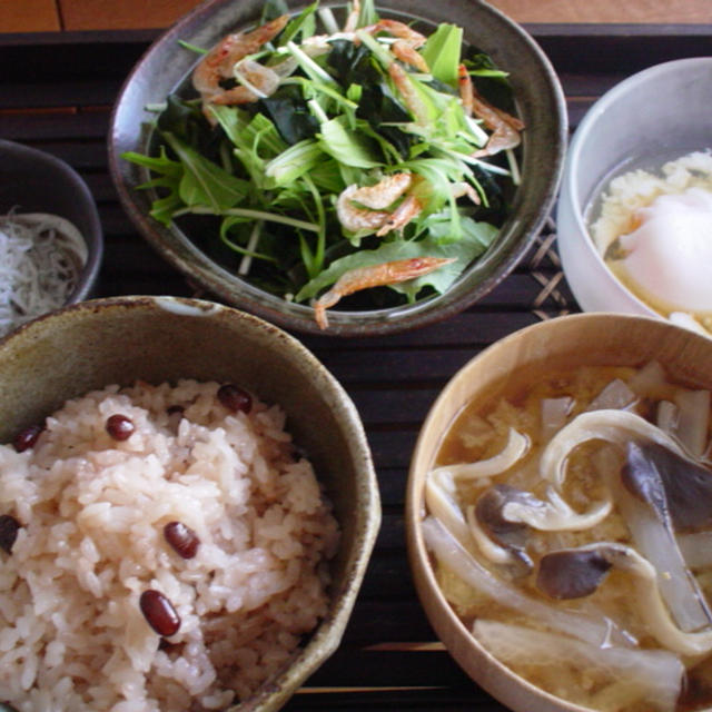 今日の朝ごはん