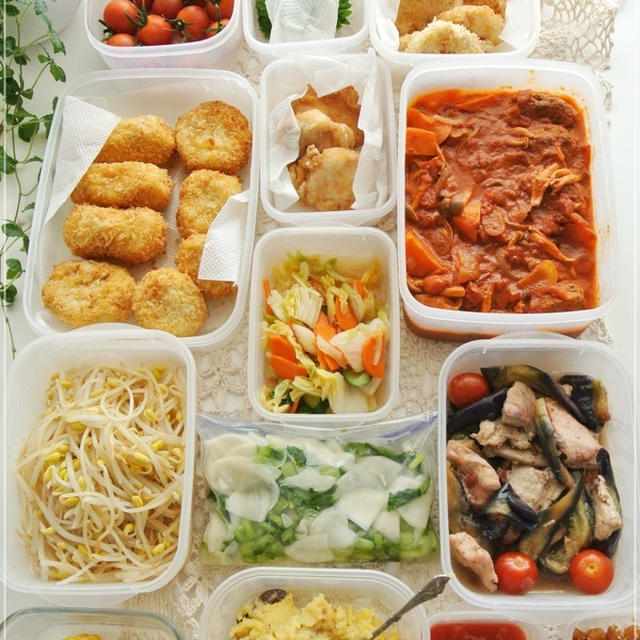 今週の作り置きおかず（常備菜、常備おかず）