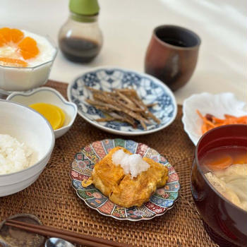 おかか✨はちみつ 醤油✨の✨だし巻きたまご✨で✨朝ごはん✨（レシピ）