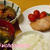 秋鮭のハーブバターソテーとさつまいもの彩り野菜韓国風とコメンテーターなおっさんチワワ