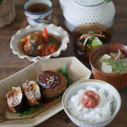 大きな椎茸の肉詰め