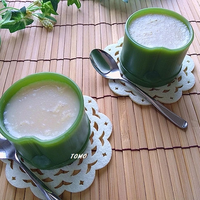 暑い日のおやつに♪市販の白煮豆で！豆乳羊羹