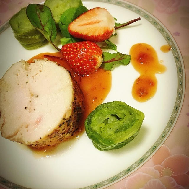 鶏のソテーシェリー酒風味