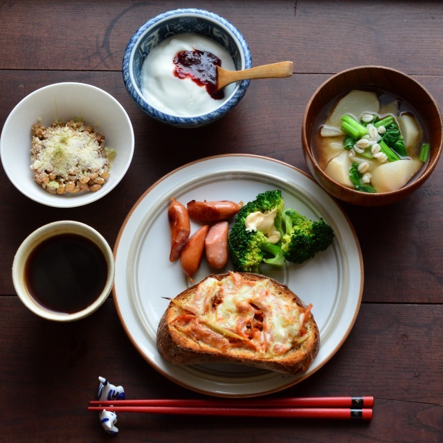 ♪カブのお味噌汁でほかほか朝ごはん♪