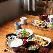 あじの南蛮漬け と 肉じゃが・献立。