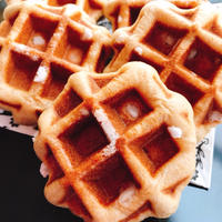 チャイ風味のベルギーワッフル
