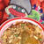 豆腐入りキーマカレーとピーマンの香味炒め（お家カフェ）