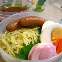 寝坊的シンプルつけスパゲティ弁当