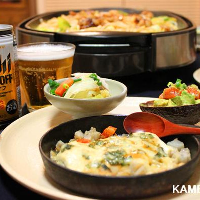 おうちで居酒屋♪やっぱりホルモンうどん！