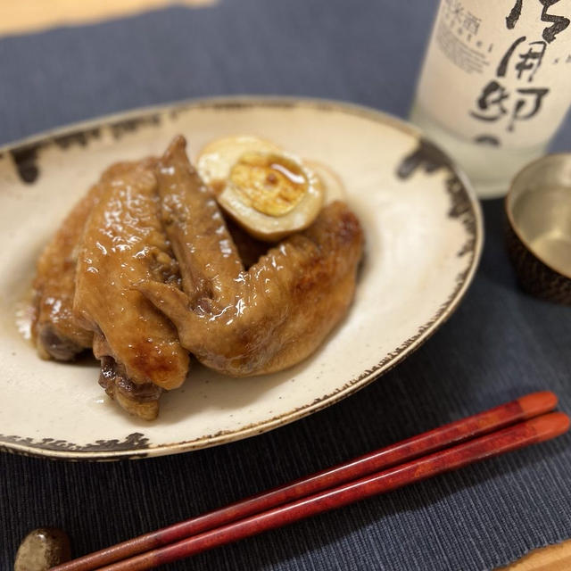 フライパンで作れる！手羽先のやわらか黒酢煮