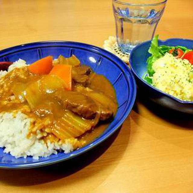 嫌いなセロリをカレーに入れたらいけたヨ～