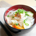 北海道の郷土料理「三平汁」鮭の旨味がしみわたる〜