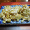 ゴーヤのワタのかき揚げ