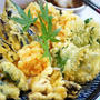 ◆晩ご飯のおかず【大好きな野菜＆椎茸の天婦羅】です♪