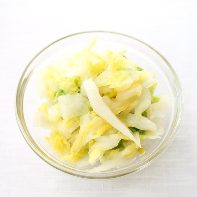 白菜が沢山あったら【塩塗し白菜】