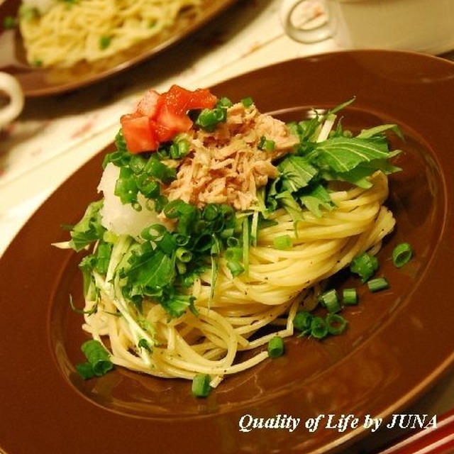 パスタで「和食」〜お箸で食べるツナスパ〜