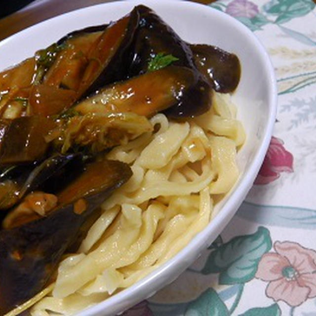 中力粉で　手ごねのパスタに挑戦‼　モッチモチでウマーーー( *´艸｀)♡