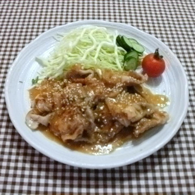 ★　豚肉のみそ焼き　★