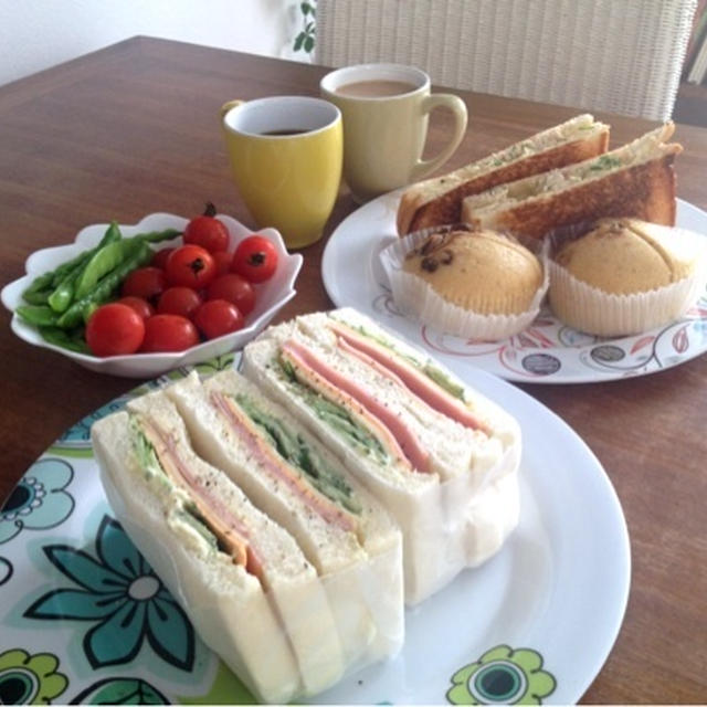 土曜日♪ご飯。カモミールプリン。
